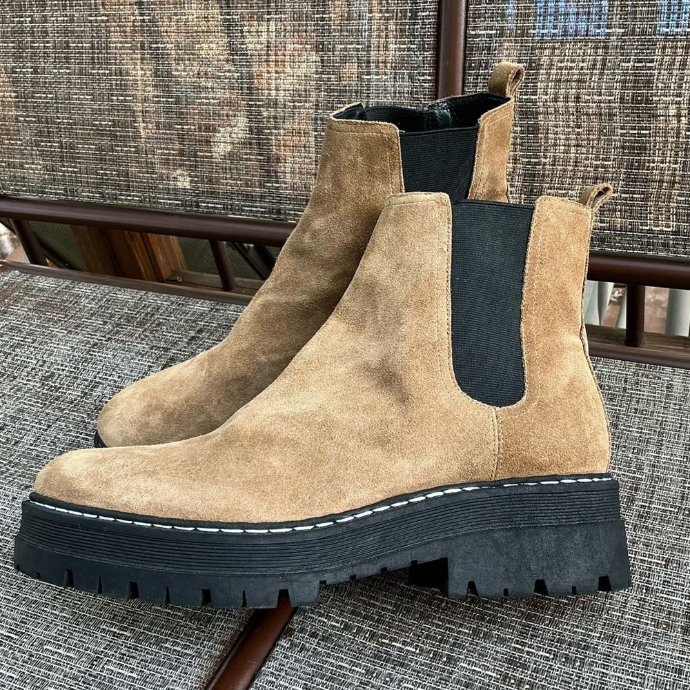 Mens suede leather boots 🍁🍁
